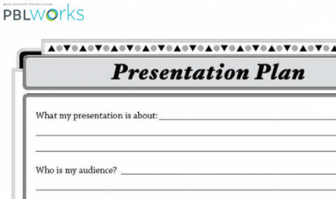 the plan of presentation